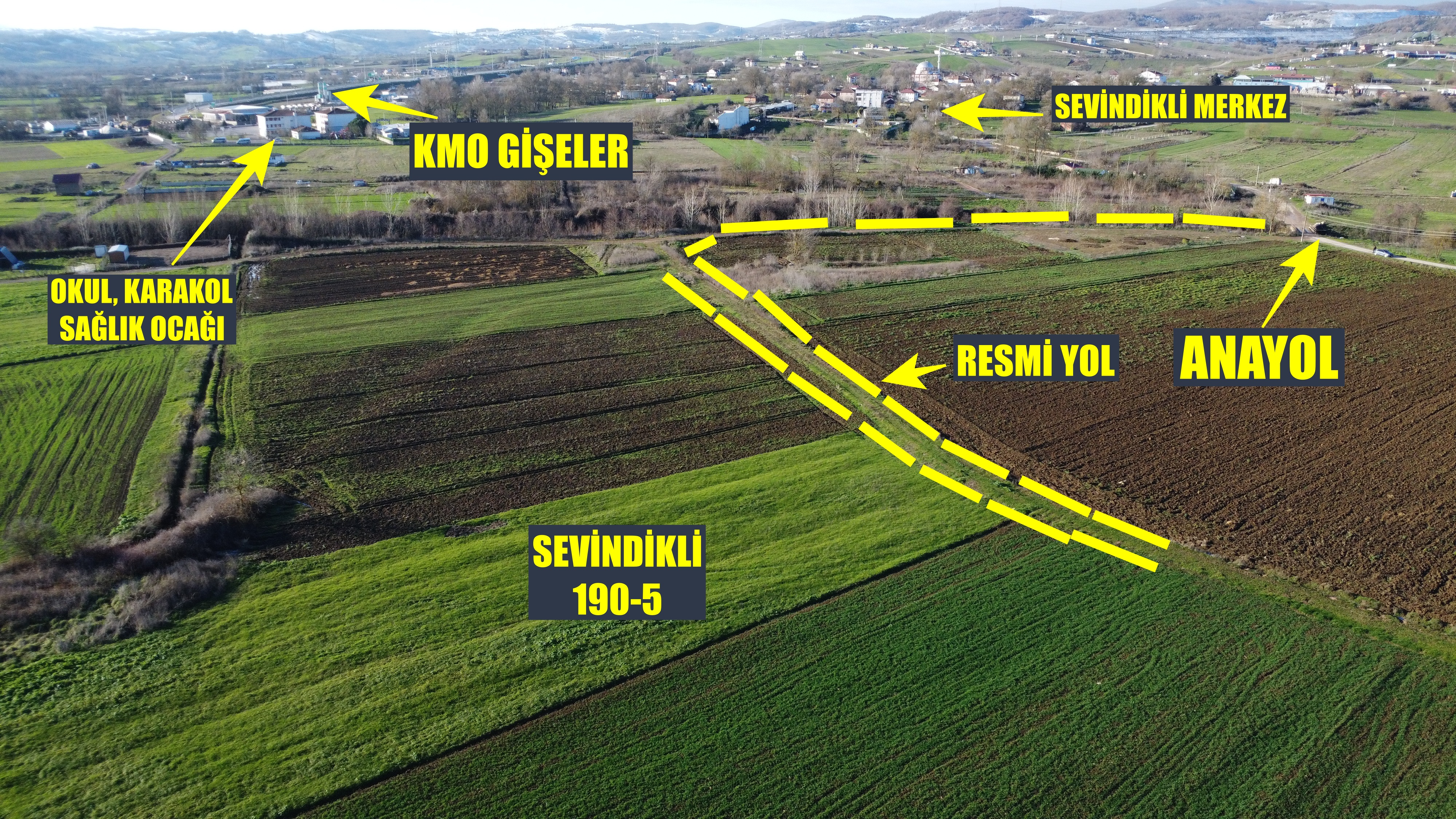 Sevindikli'de Çiftlik İmarlı 3.600 m² Satılık Tarla - fotoğraf 6